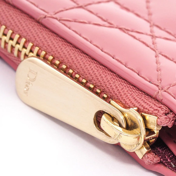 Christian Dior Small Zip Card Holder Lady Dior Coin Case - Picture 6 of 6